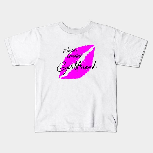 world's greatest girlfriend , girlfriend holiday , girlfriend Kids T-Shirt by Otaka-Design